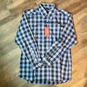 NWT Southern Marsh Button Down Gingham sz. L